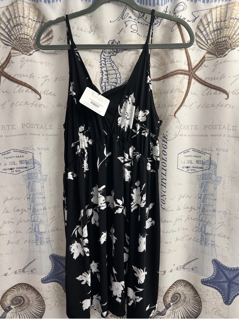 White Birch Summer Dresses one blue one black both XL new with tags